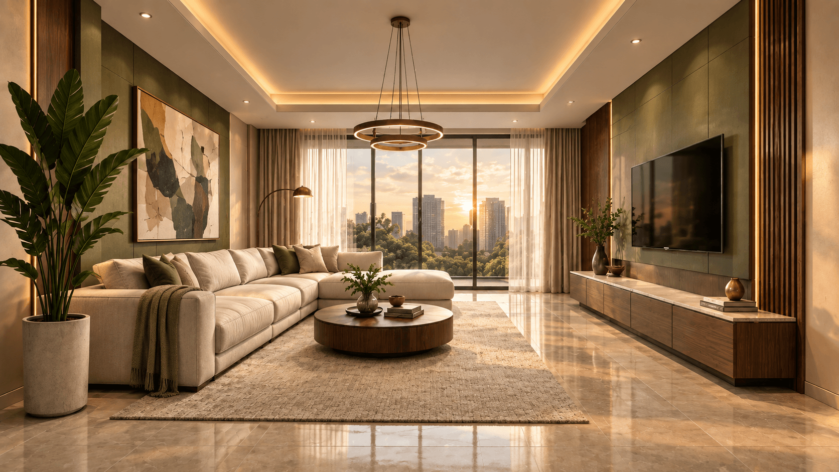 Photorealistic modular interior refinement and material textures